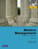 Modern Management: Concept and Skills: International Edition