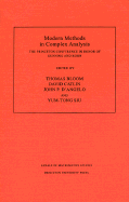 Modern Methods in Complex Analysis (Am-137), Volume 137: The Princeton Conference in Honor of Gunning and Kohn. (Am-137)