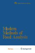 Modern Methods of Food Analysis - Stewart, K K (Editor), and Whitaker, John R (Editor)