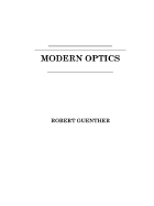 Modern Optics - Guenther, B D