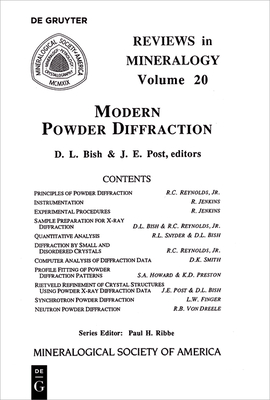 Modern Powder Diffraction - Bish, David L (Editor), and Post, Jeffrey E (Editor)