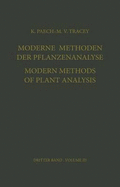 Moderne Methoden Der Pflanzenanalyse / Modern Methods of Plant Analysis