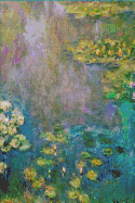 Monet: Water Lilies: Dot Grid Writing Journal Notebook 6x9, 130 Pages