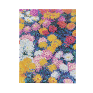 Monet's Chrysanthemums Ultra Lined Hardback Journal (Elastic Band Closure)