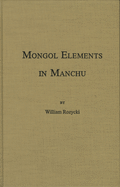 Mongol Elements in Manchu