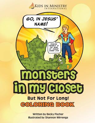 Monsters in My Closet COLORING BOOK - Fischer, Becky