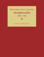 Montgomery County, Tennessee, Marriages 1838-1867