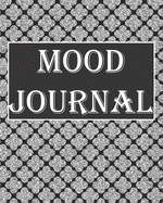 Mood Journal: Mental Health Tracker with Daily Guided Prompts, Questions, and Self Reflection for Battling Depression, Negative Emotions, and for Stress Management - For Women, Men, Teens, New Moms, Black/Grey Cover