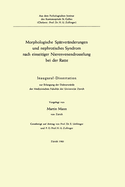 Morphologische Sp?tver?nderungen und nephrotisches Syndrom nach einseitiger Nierenvenendrosselung bei der Ratte: Inaugural-Dissertation