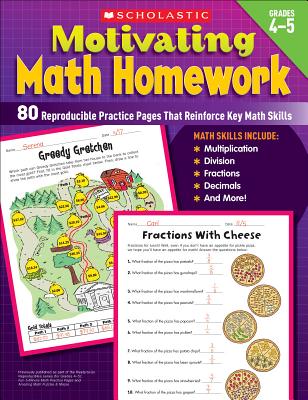 Motivating Math Homework: 80 Reproducible Practice Pages That Reinforce Key Math Skills - Kiernan, Denise, and Mitchell, Cindi