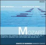 Mozart: Complete Sonatas for Fortepiano and Violin, Vol. 1; Mannheim Sonatas