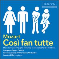 Mozart: Cos fan tutte - Alexander Sprague (tenor); Biagio Pizzuti (baritone); Daniela Candillari (fortepiano); Francesco Paolo Vultaggio (baritone);...