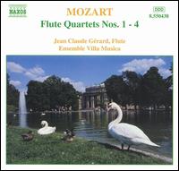 Mozart: Flute Quartets, Nos. 1-4 - Ensemble Villa Musica; Jean-Claude Grard (flute)