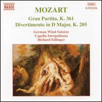 Mozart: Gran Partita / Divertimento in D - Capella Istropolitana; German Wind Soloists; Richard Edlinger (conductor)