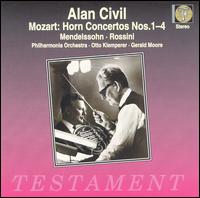 Mozart: Horn Concertos Nos. 1-4 - Alan Civil (horn); Gerald Moore (piano); Otto Klemperer (conductor)