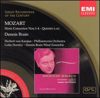 Mozart: Horn Concertos Nos. 1-4 - Cecil James (bassoon); Colin Horsley (piano); Dennis Brain (horn); Dennis Brain Wind Ensemble; Leonard Brain (oboe);...