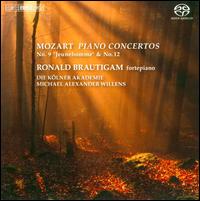 Mozart: Piano Concertos No. 9 "Jeunehomme" & No. 12 - Klner Akademie; Ronald Brautigam (candenza); Ronald Brautigam (fortepiano); Michael Alexander Willens (conductor)