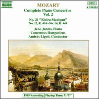 Mozart: Piano Concertos Nos. 21, 12 & 14 - Jen Jand (piano); Concentus Hungaricus; Andrs Ligeti (conductor)
