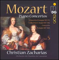 Mozart: Piano Concertos, Vol. 5 - Christian Zacharias (piano); Lausanne Chamber Orchestra; Christian Zacharias (conductor)