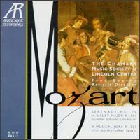 Mozart: Serenade No. 10, "Gran Partita"; A Musical Joke - Chamber Music Society of Lincoln Center (chamber ensemble); Gunther Schuller (conductor)