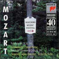 Mozart: Serenade No. 10, K361; Sonata, K292 - Alexander Heller (bassoon); Christopher Millard (bassoon); David Singer (clarinet); E. Scott Brubaker (horn);...