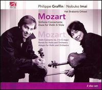 Mozart: Sinfonia Concertante; Duos for Violin & Viola; etc. - Nobuko Imai (viola); Philippe Graffin (violin); Brabant Orchestra; Philippe Graffin (conductor)