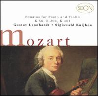 Mozart: Sonatas for Piano and Violin, K. 58, K. 304, K. 481 - Gustav Leonhardt (piano); Sigiswald Kuijken (baroque violin)