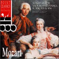 Mozart: Sonatas for Violin and Piano, K.304, 378 & 454 - Bruno Zwicker (violin); Rosel Molzer (piano)