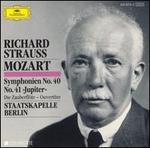 Mozart: Symphonien No. 40 & No. 41 "Jupiter"; Die Zauberflte Ouvertre - Staatskapelle Berlin; Richard Strauss (conductor)