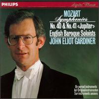 Mozart: Symphonies No. 40 & No. 41 "Jupiter" - English Baroque Soloists; John Eliot Gardiner (conductor)