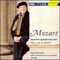 Mozart: Symphonies Nos. 1, 25 & 41 - SWR Stuttgart Radio Symphony Orchestra; Roger Norrington (conductor)