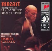 Mozart: Symphonies Nos. 35 "Haffner", 40 & 41 "Jupiter" - Marlboro Festival Orchestra; Pablo Casals (conductor)