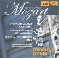 Mozart: Symphony in C major; Symphony in D major; Der Schauspieldirektor - Barbara Kilduff (soprano); Deon Van der Walt (tenor); Edith Wiens (soprano); Gwynne Howell (bass);...