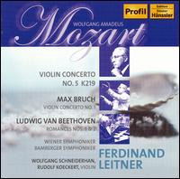 Mozart: Violin Concerto No. 5; Bruch: Violin Concerto No. 1; Beethoven; Romances Nos. 1 & 2 - Rudolf Joachim Koeckert (violin); Wolfgang Schneiderhan (violin); Ferdinand Leitner (conductor)