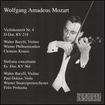 Mozart: Violonkonzert Nr. 4; Sinfonia concertante