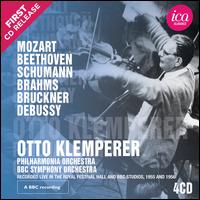 MOZARTBEETHOVENSCHUMANNBRAHMSBRUCKNERDEBUSSY - Bronislav Gimpel (violin); Otto Klemperer (conductor)