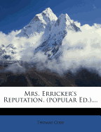 Mrs. Erricker's Reputation. (Popular Ed.)