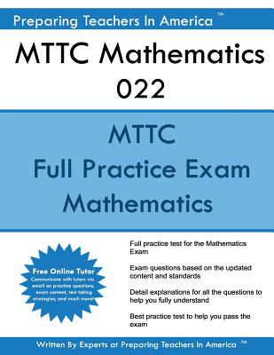 MTTC Mathematics 022: MTTC Math Michigan Test For Teacher Certification - America, Preparing Teachers in