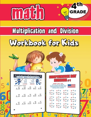 Multiplication and Division Math Workbook for Kids - 4th Grade: Grade 4 Activity Book, Fourth Grade Math Workbook, Fun Math Books for 4th Grade - Bright, Dorian