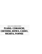 Music of the American Indian Plains: Comanche, Cheyenne, Kiowa, Caddo, Wichita, Pawnee