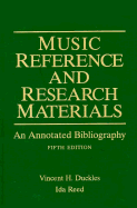 Music Reference and Research Materials: An Annotated Bibliography