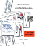 Muskeln des Beines: Anleitung zum Erstellen und Lernen mit anatomischen Muskel-Karteikarten