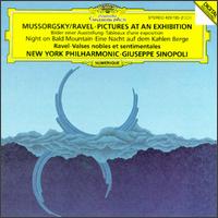 Mussorgsky: Pictures at an Exhibition; Night on Bald Mountain; Ravel: Valses nobles et sentimentales - New York Philharmonic; Giuseppe Sinopoli (conductor)