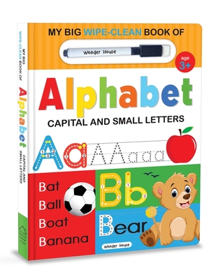 My Big Wipe and Clean Book of Alphabet for Kids: Capital and Small Letters - Wonder House Books