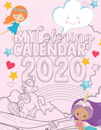 My Coloring Calendar 2020: Calmly Color Your Way to an Organized Life Throughout the Year