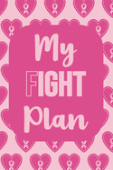 My Fight Plan: Breast Cancer Journal: 6x9 Inch, 120 Page, Weekly Calendar and Lined Notebook