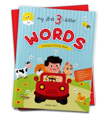 My First 3 Letter Words: Tracing and Activity Book - Wonder House Books