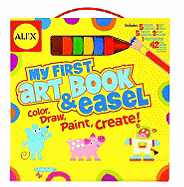 My First Art Book & Easel: Color, Draw, Paint, Create!