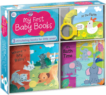 My First Baby Books: Three Adorable Books in One Box: Bath Book, Cloth Book, Stroller Book