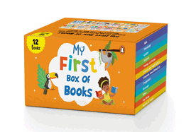 My First Box of Books (12 Books): A Boxset of 12 Illustrated Board Books for Kids, Toddlers [Penguin Early Learning Series]